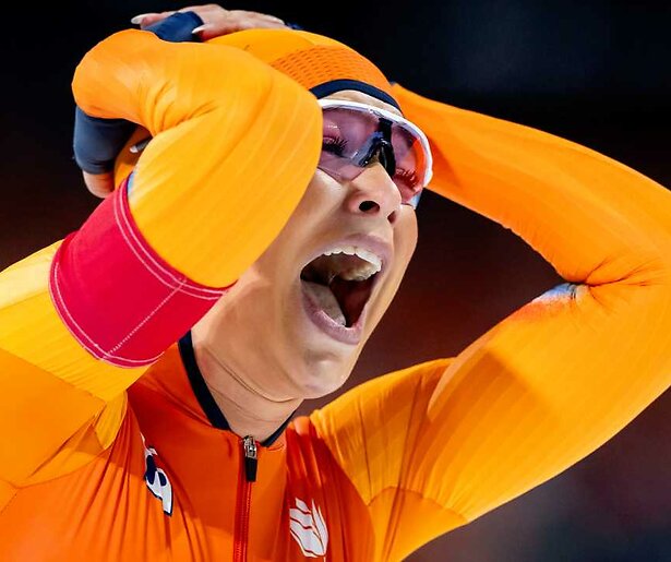 Kijk hier de gouden race van Jutta Leerdam op de 1.000 meter terug