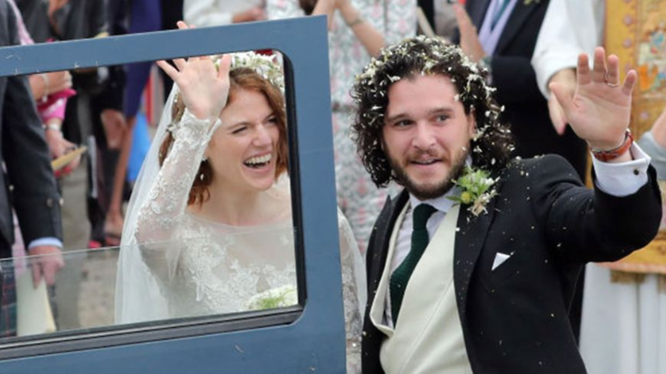 Kit Harrington en Rosie Leslie getrouwd