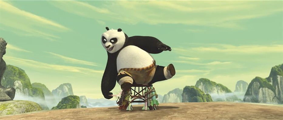 Jack Black als kungfuënde panda Jack Black als kungfuënde panda