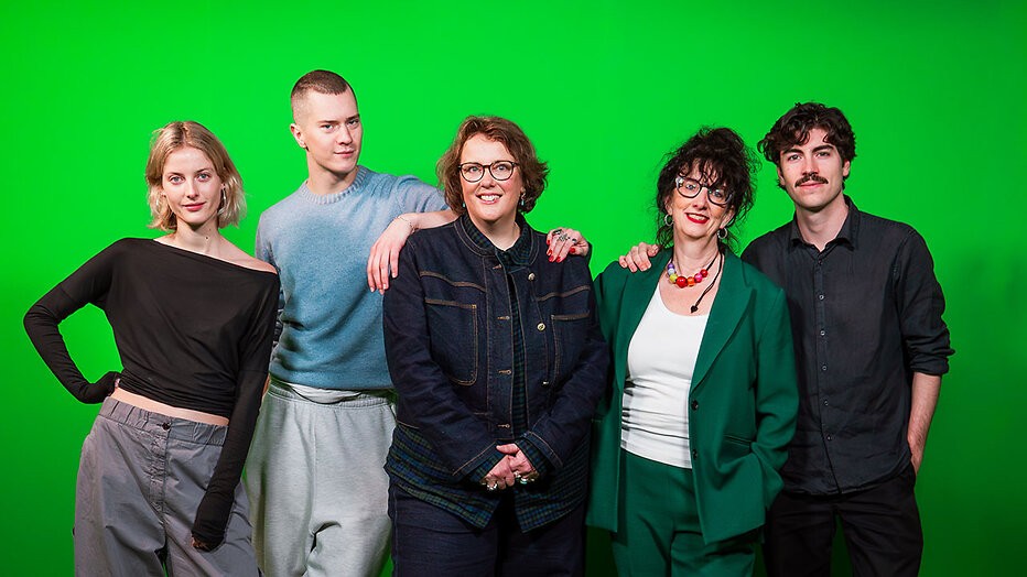 Bo Fasseu, Stijn de Vries, Jannekee Kuijper, Carine van Santen en Max Terpstra