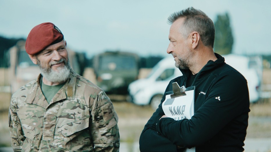 Fly en Tom Waes voor Kamp Waes