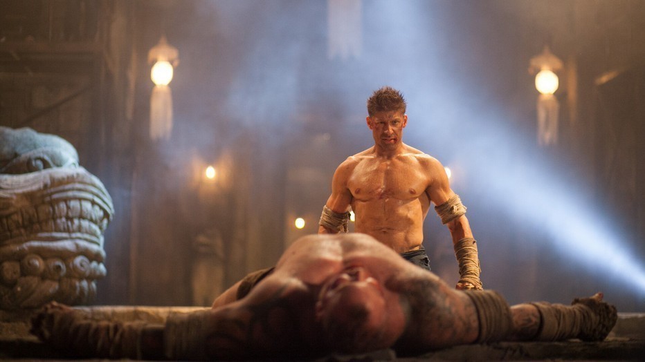 Jean-Claude Van Damme in Kickboxer: Retaliation Jean-Claude Van Damme in Kickboxer: Retaliation