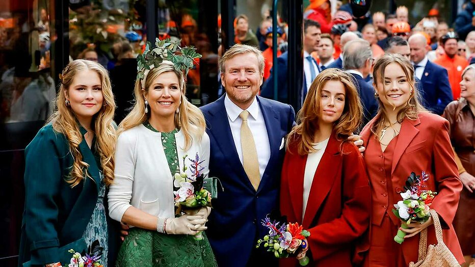 Koninklijke familie tijdens Koningsdag 2024 Koninklijke familie tijdens Koningsdag 2024