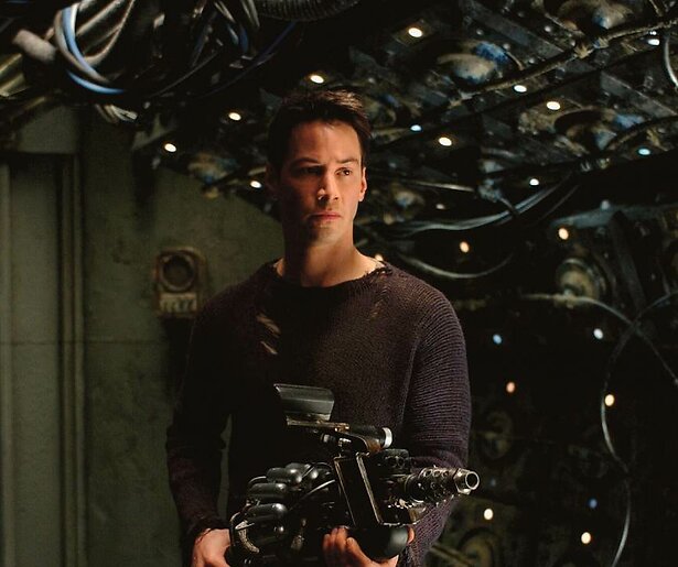 Keanu Reeves ontsnapt uit de Matrix in SF-film The Matrix Revolutions