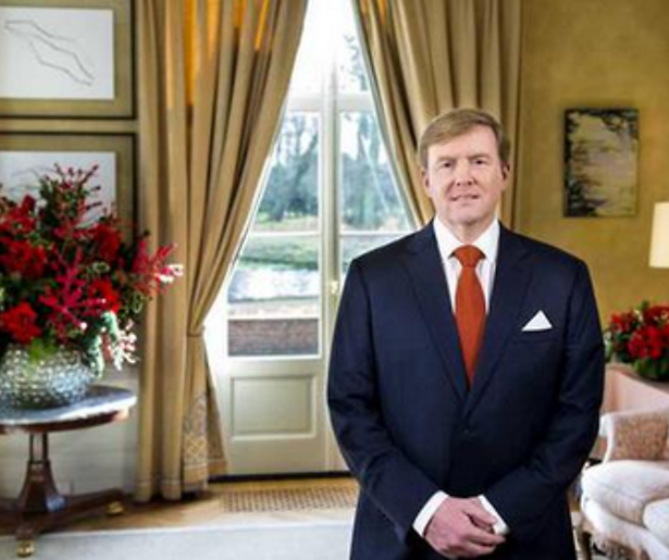 Troostende woorden van de koning