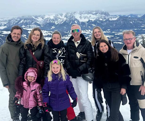 De Meilandjes brengen de feestdagen door in Oostenrijk in Kerst met de Familie Meiland