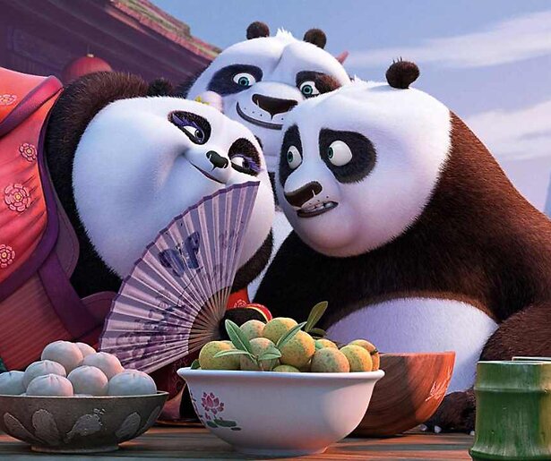 Po wordt in Kung Fu Panda 3 herenigd met zijn vader