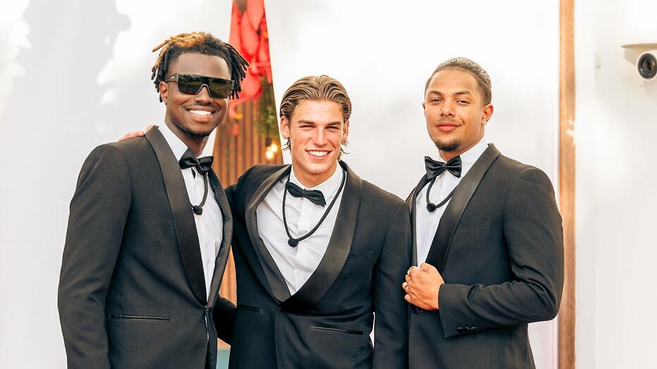 De mannen van de finale van Love Island 2023. De mannen van de finale van Love Island 2023.