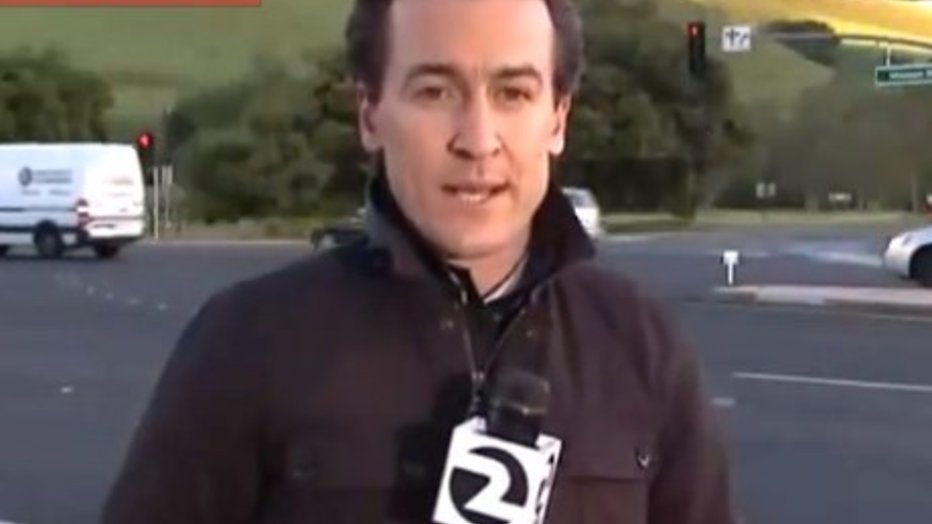 YouTube-hit: Amerikaanse verslaggever bijna geraakt door auto