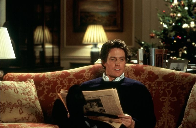 Premier Hugh Grant is verliefd Premier Hugh Grant is verliefd
