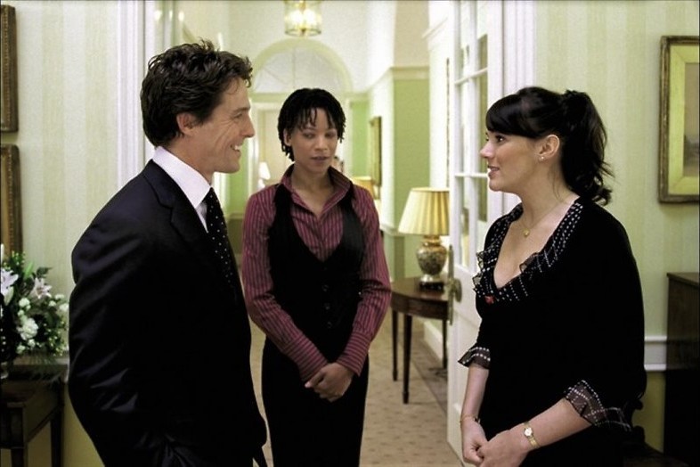 Premier Hugh Grant is verliefd Premier Hugh Grant is verliefd