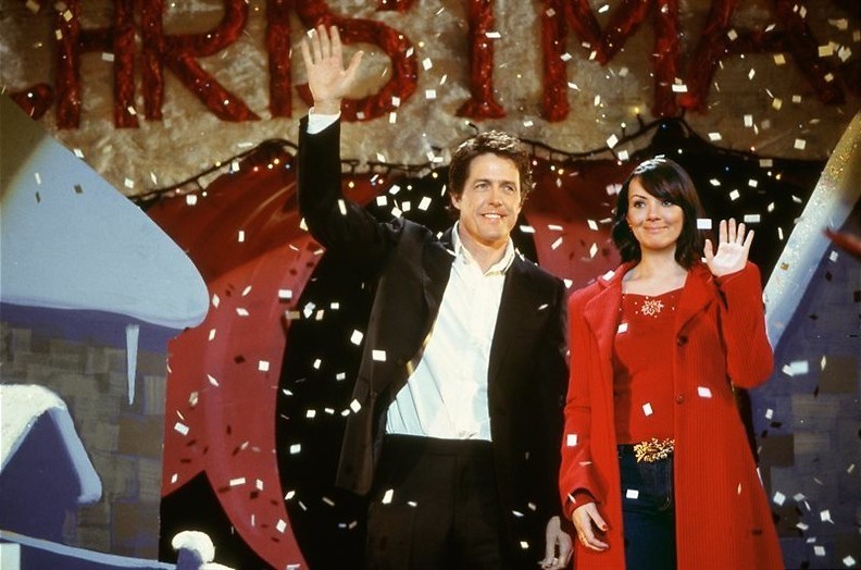 Premier Hugh Grant is verliefd Premier Hugh Grant is verliefd