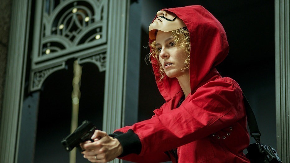 Monica uit La casa de papel Monica uit La casa de papel