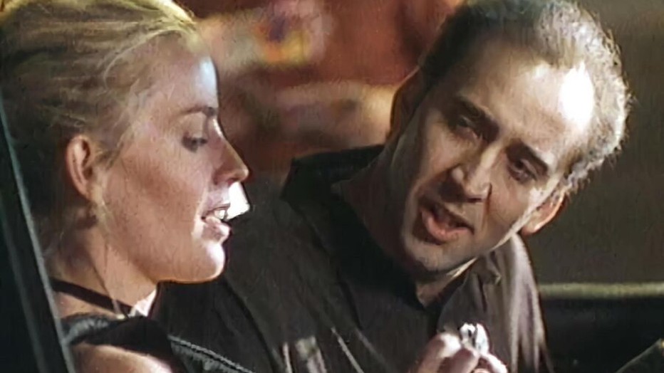 Elisabeth Shue en Nicolas Cage in Leaving Las Vegas