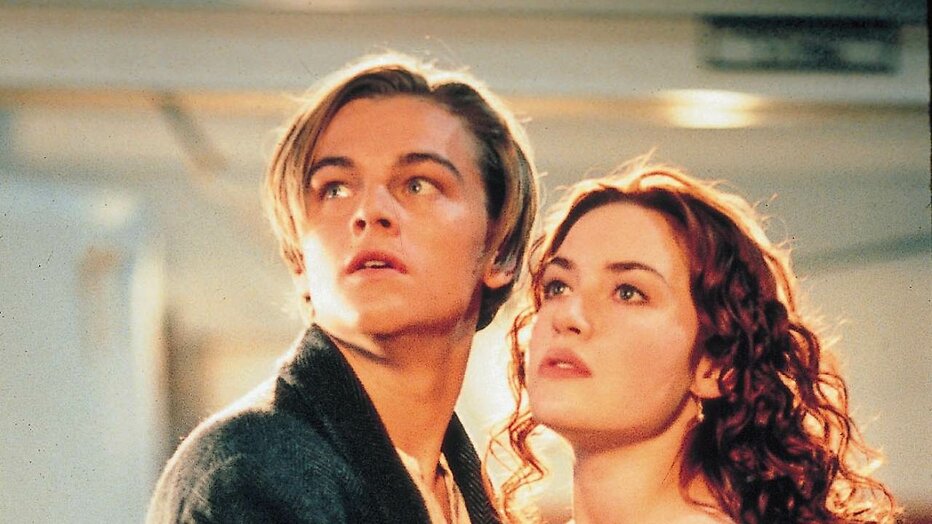 Leonardo DiCaprio en Kate Winslet in Titanic Leonardo DiCaprio en Kate Winslet in Titanic