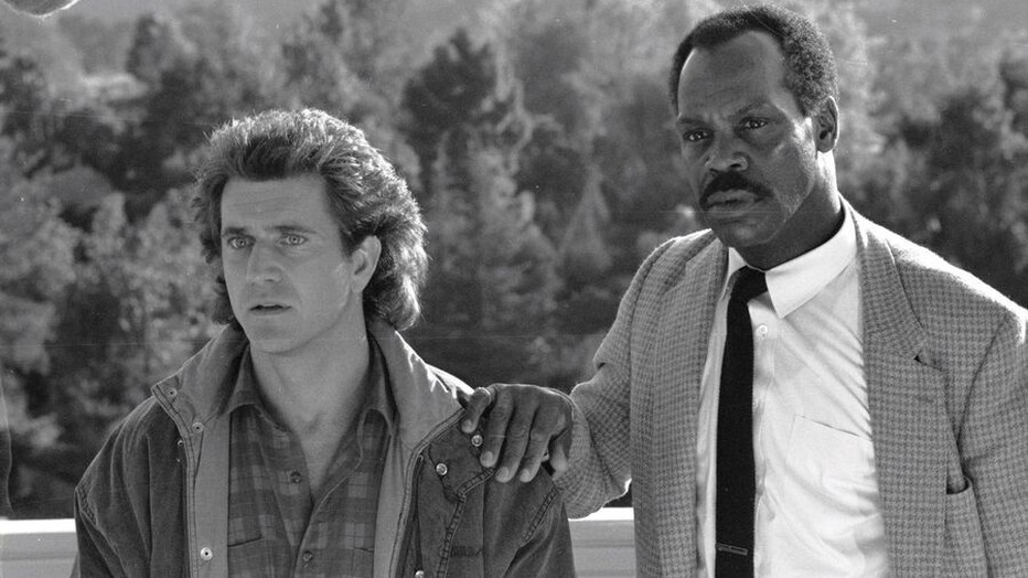 Mel Gibson en Danny Glover in Lethal Weapon 2