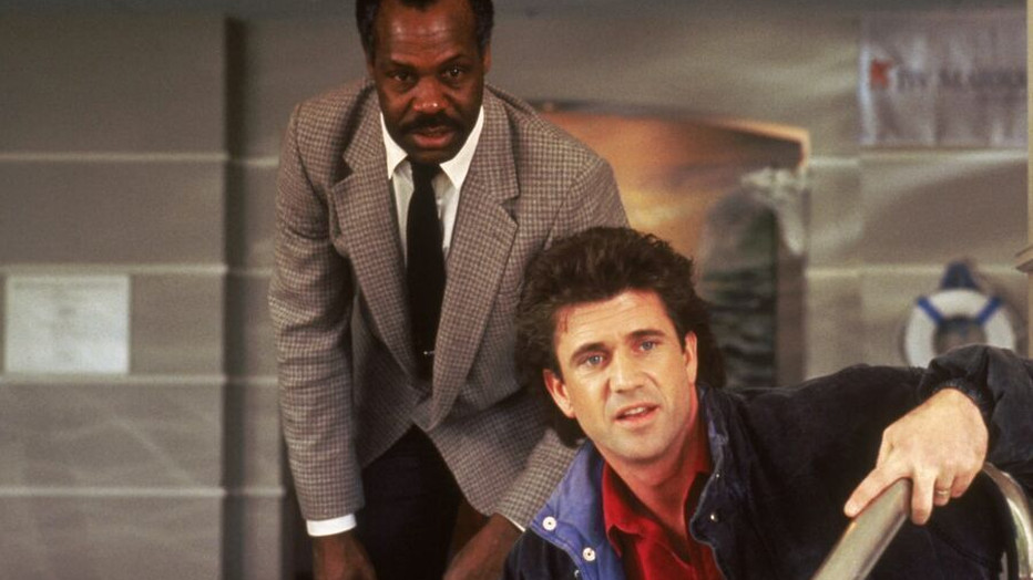 Mel Gibson en Danny Glover in Lethal Weapon 2