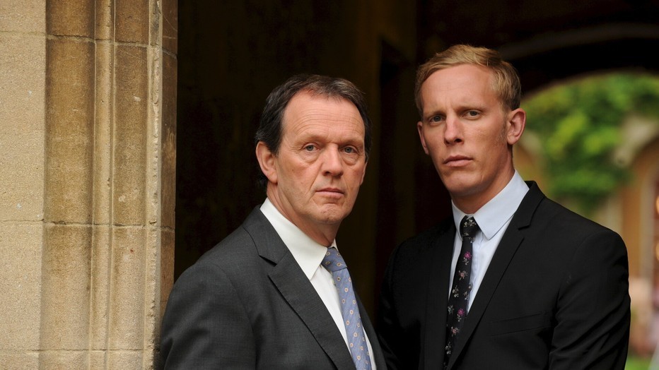 Kevin Whately en Laurence Fox in Lewis Kevin Whately en Laurence Fox in Lewis