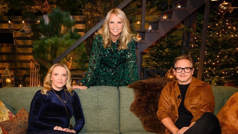 Linda de Mol, Jelka van Houten en Guus Meeuwis Linda de Mol, Jelka van Houten en Guus Meeuwis
