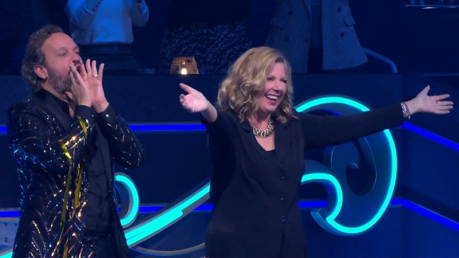 Carlo Boszhard en Loretta Schrijver eerder in The Masked Singer.