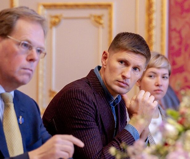 Evgeniy Levchenko samen met Koning Willem-Alexander naar Oekraïne