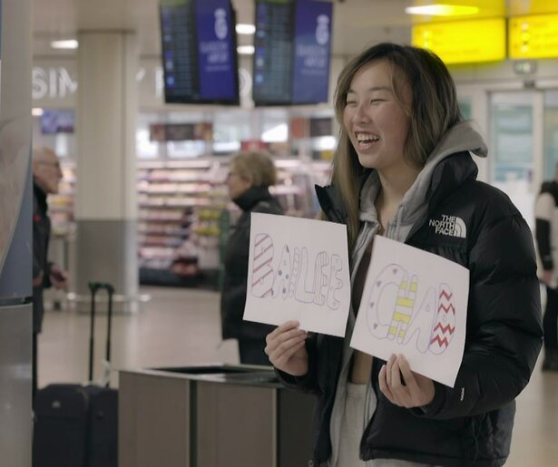 Leah en Chad ontmoeten elkaar eindelijk in The Nevermets