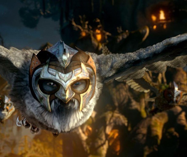 Een uil jaagt zijn dromen na in Legend of the Guardians: The Owls of Ga'Hoole