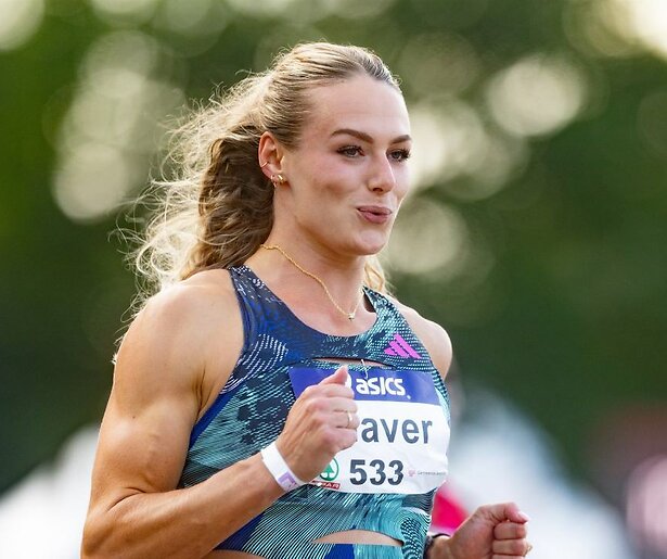 Lieke Klaver staat er alleen voor op de 400 meter voor vrouwen