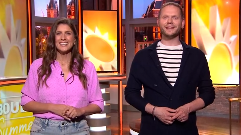 Marieke Elsinga en Luuk Ikink in RTL Boulevard Summernight