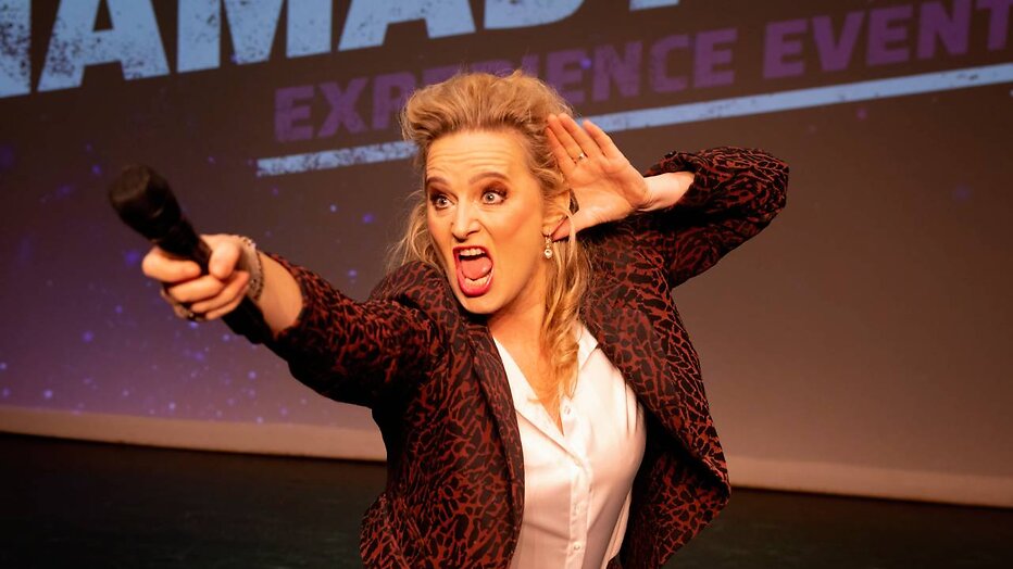 Martine Sandifort in Namasteetjes.