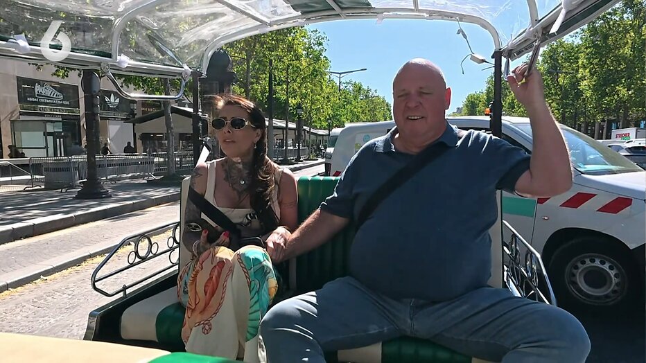 Peter Gillis en Wendy in Parijs