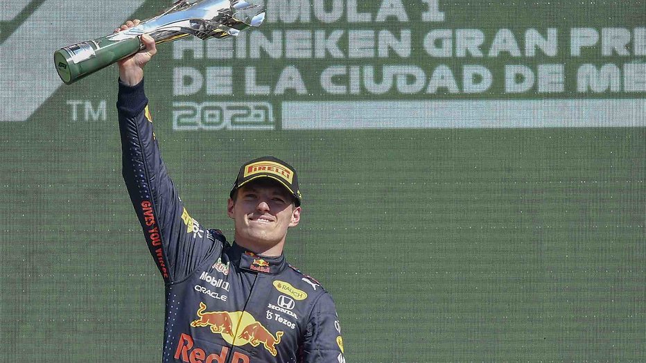 Max Verstappen wint in Mexico Max Verstappen wint in Mexico