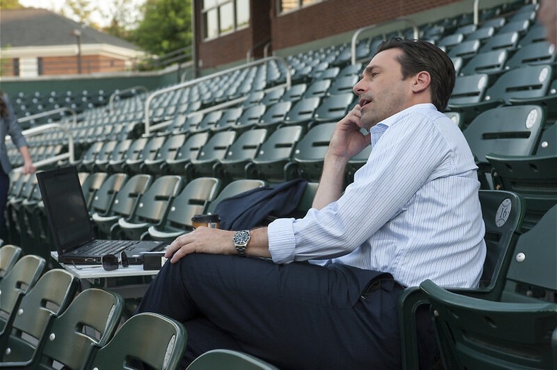Jon Hamm is op zoek naar honkbaltalent Jon Hamm is op zoek naar honkbaltalent