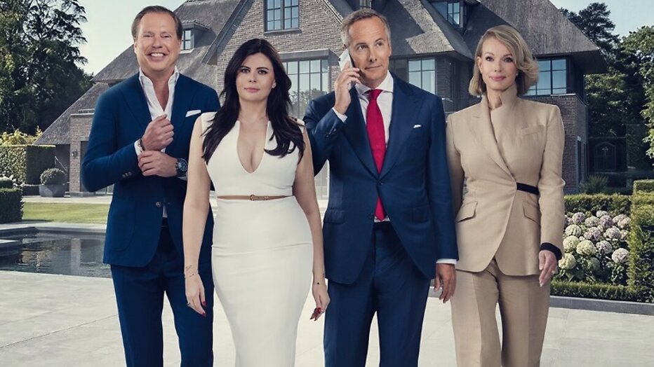 Bart, Karina, Leslie en Mandy