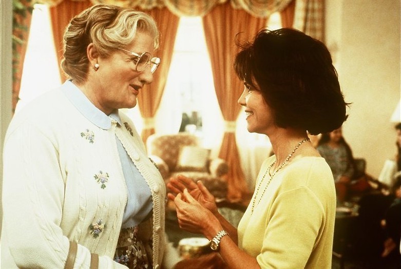 Robin Williams in een jurk