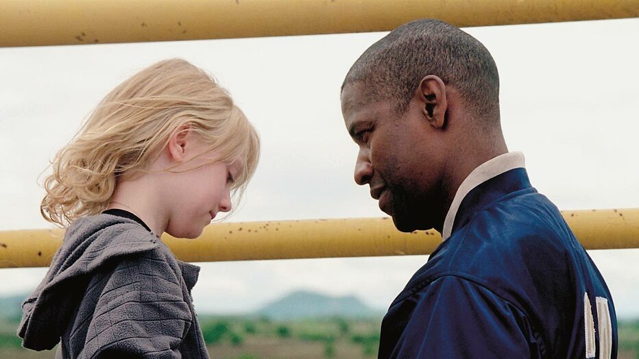 Denzel Washington en Dakota Fanning in Man on Fire