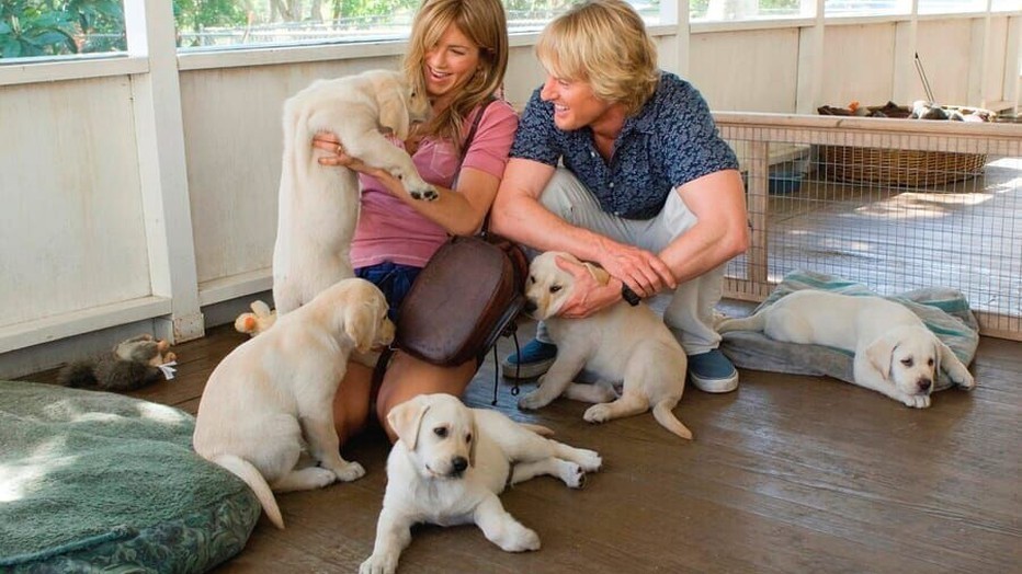 Jennifer Aniston en Owen Wilson in Marley & Me