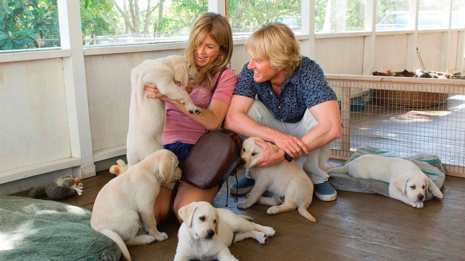 Jennifer Aniston & Owen Wilson in Marley & Me