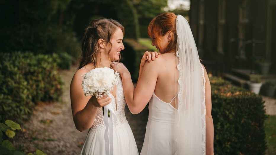 Laura en Cathelijne in Married at First Sight 2023 Laura en Cathelijne in Married at First Sight 2023