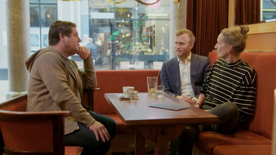Martijn Krabbé met Gijs en Sophie in Kopen Zonder Kijken