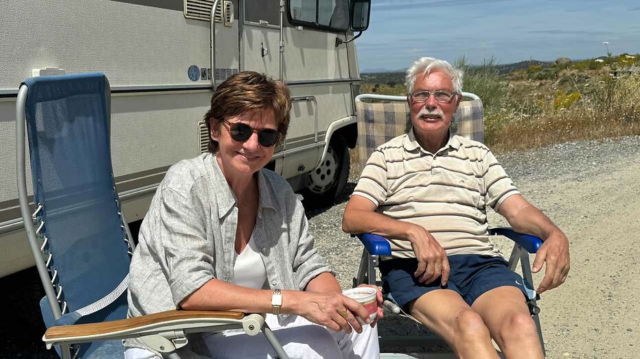 Martine van Os met Berend in We Zijn Er Bijna! Martine van Os met Berend in We Zijn Er Bijna!
