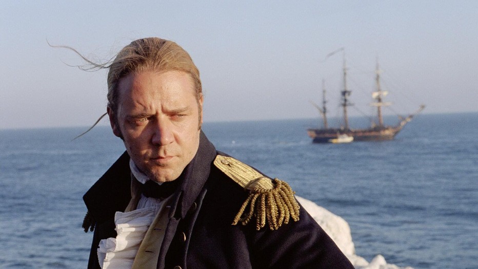 Russell Crowe in Master and Commander: The Far Side of the World