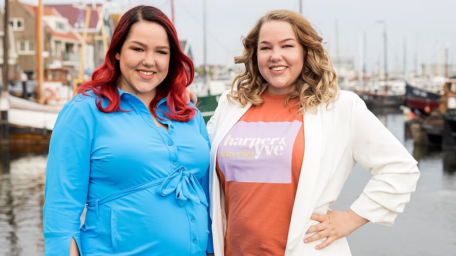 Mathilde en Gerda (rechts) uit Urk!