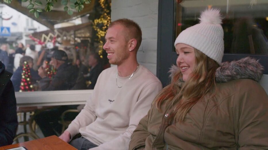 Mathilde en Davy in Urk!