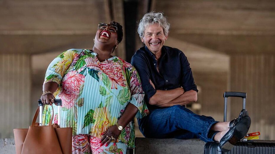 Matthijs van Nieuwkerk en Shirma Rouse
