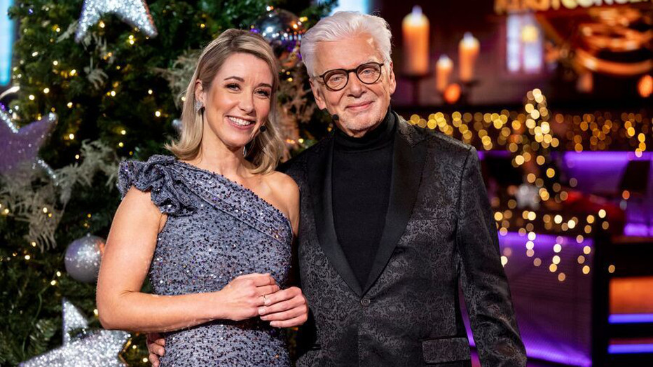 Carrie ten Napel en Jan Slagter voor MAX Kerstconcert