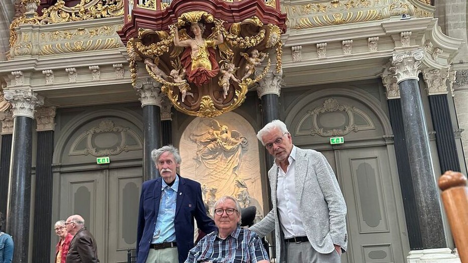 Jan Slagter met Gundolf voor MAX Maakt Mogelijk