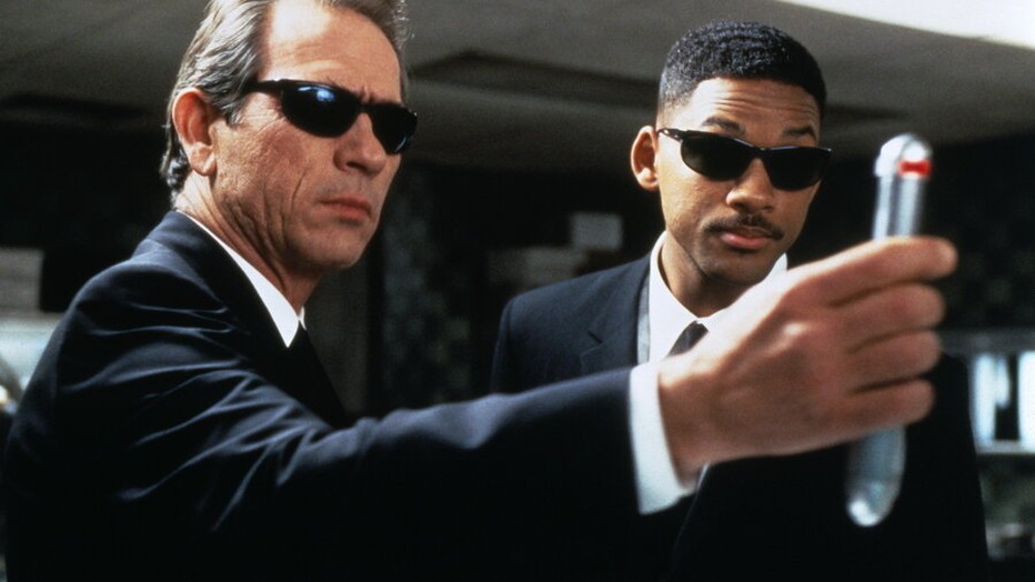 Will Smith en Tommy Lee Jones in Men in Black Will Smith en Tommy Lee Jones in Men in Black