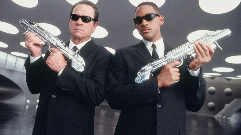 Will Smith en Tommy Lee Jones in Men in Black II Will Smith en Tommy Lee Jones in Men in Black II