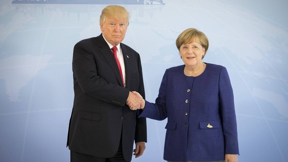 Angela Merkel met Donald Trump in 2Doc: Merkel Angela Merkel met Donald Trump in 2Doc: Merkel